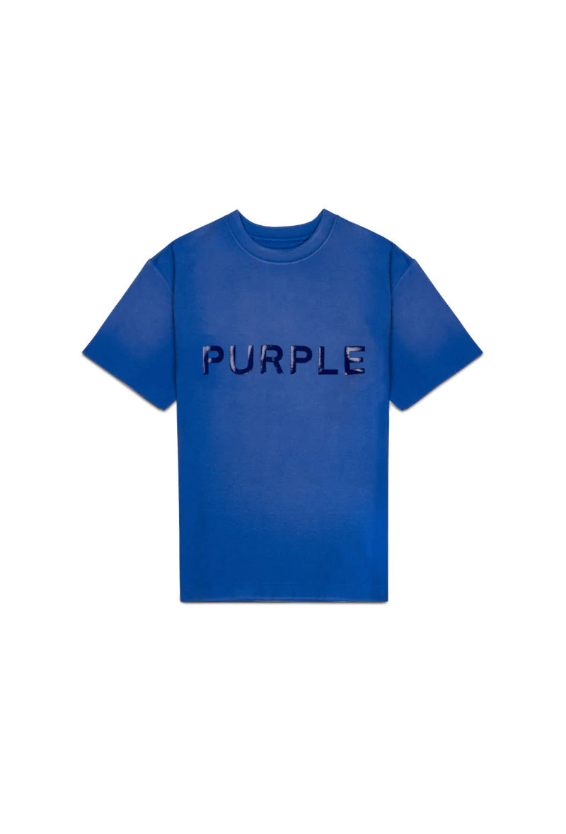 Blue Textured T-Shirt