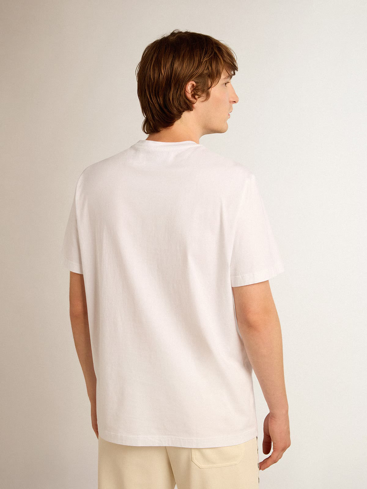 White Star Collection T-shirt with black star on the front