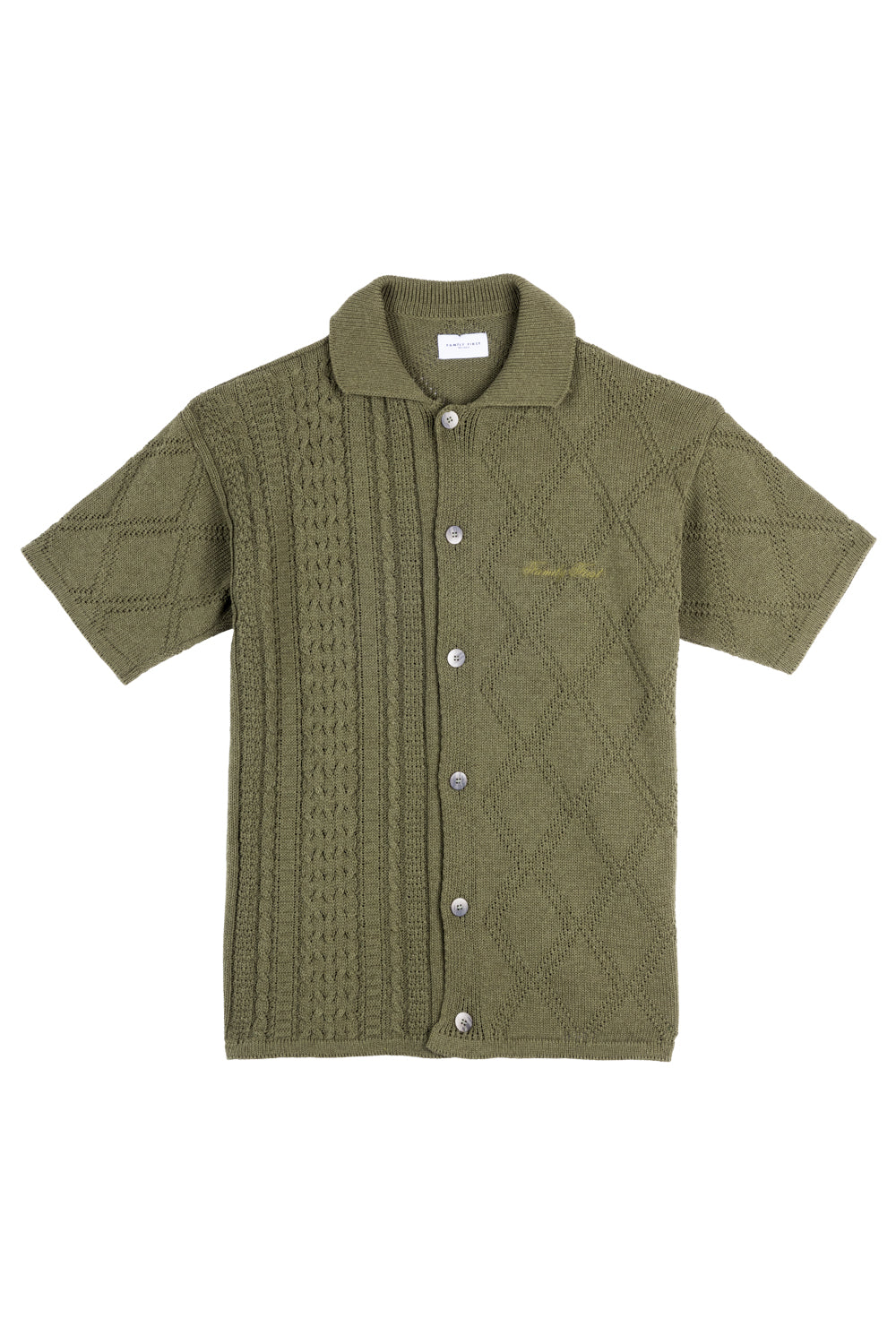 Sweater shirt braided