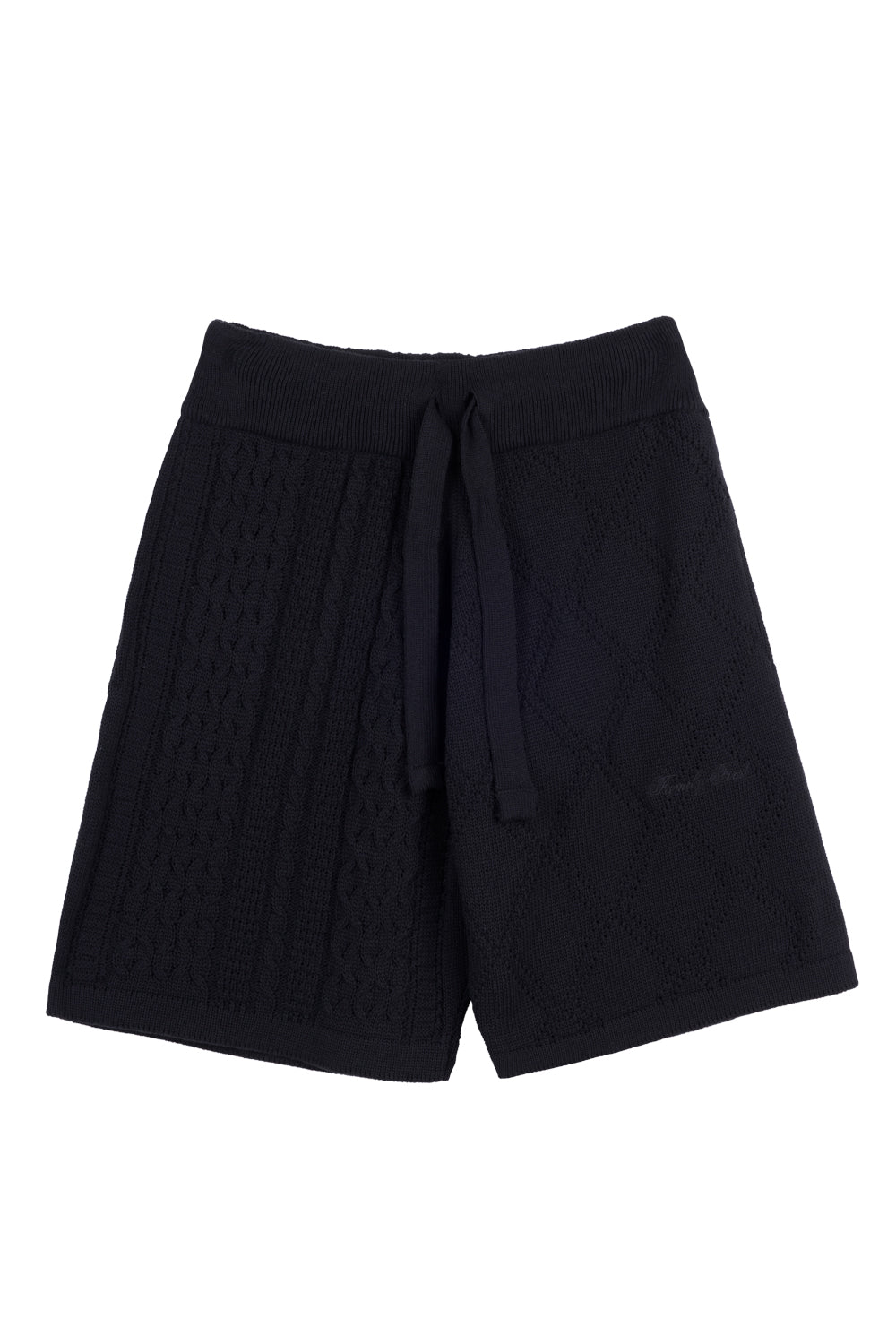Jogger short braided