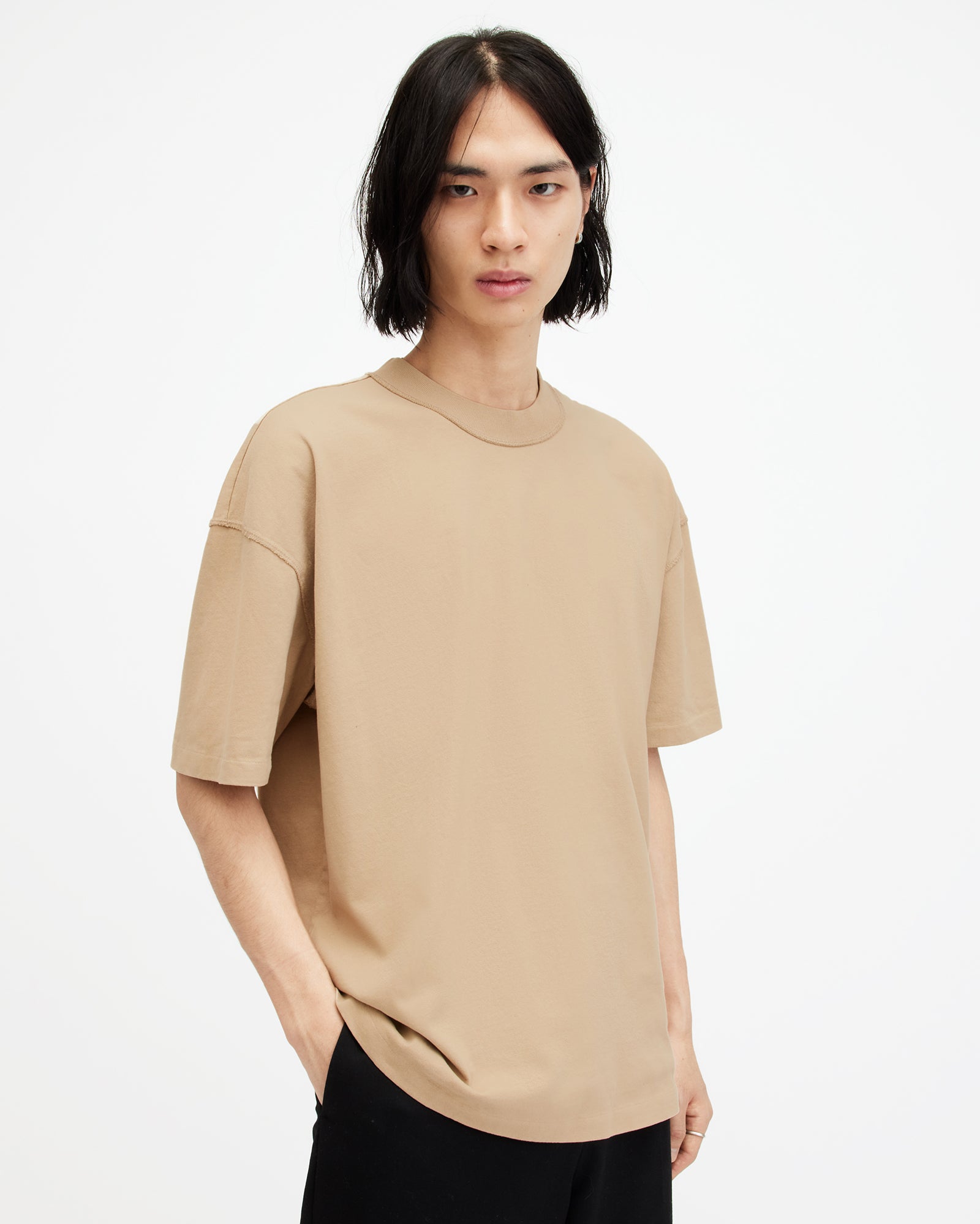 Isac Oversized Crew Neck T-Shirt