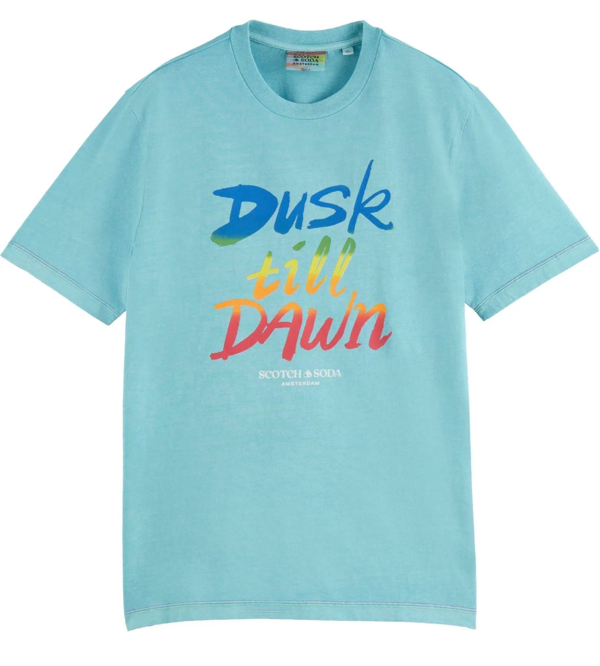 Mens Tee | Dusk Till Dawn - Baby Blue