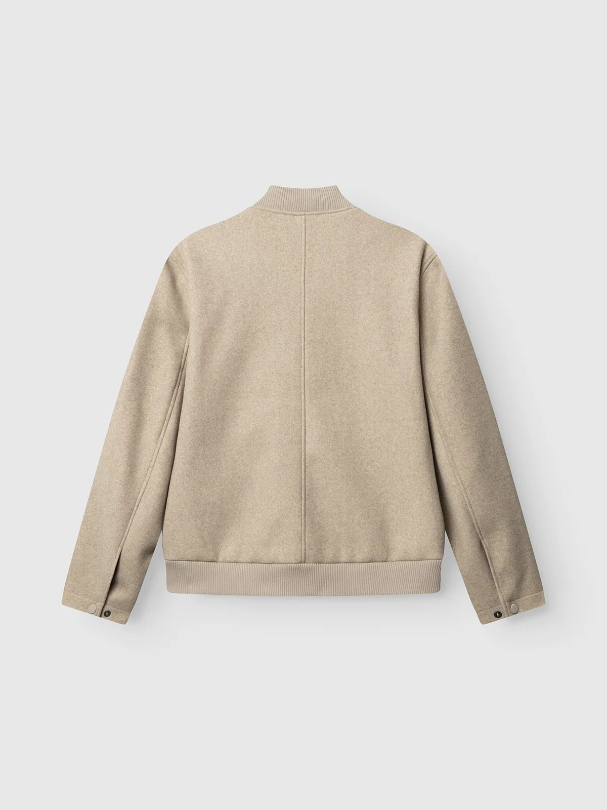 GABmatheo Plain Bomber Jacket