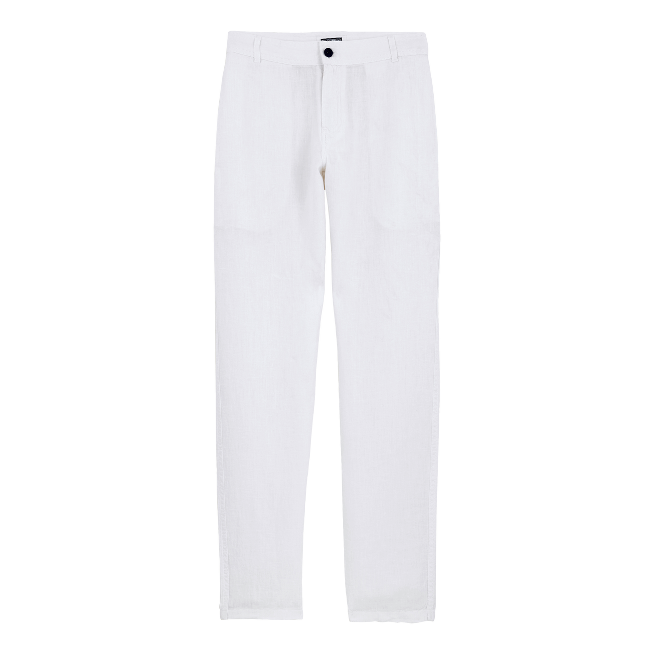 Men Linen Pants Solid - White