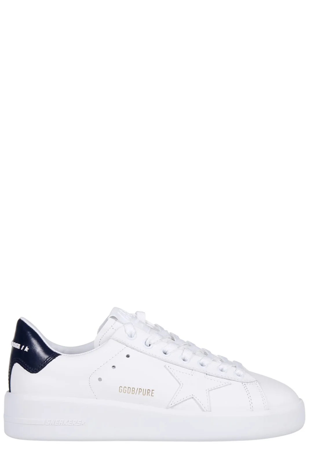 Pure Star White & Navy Sneakers