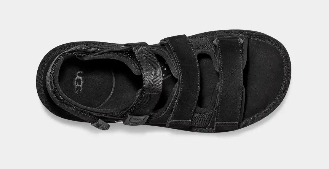 Goldencoast Multistrap Man Sandals - Black