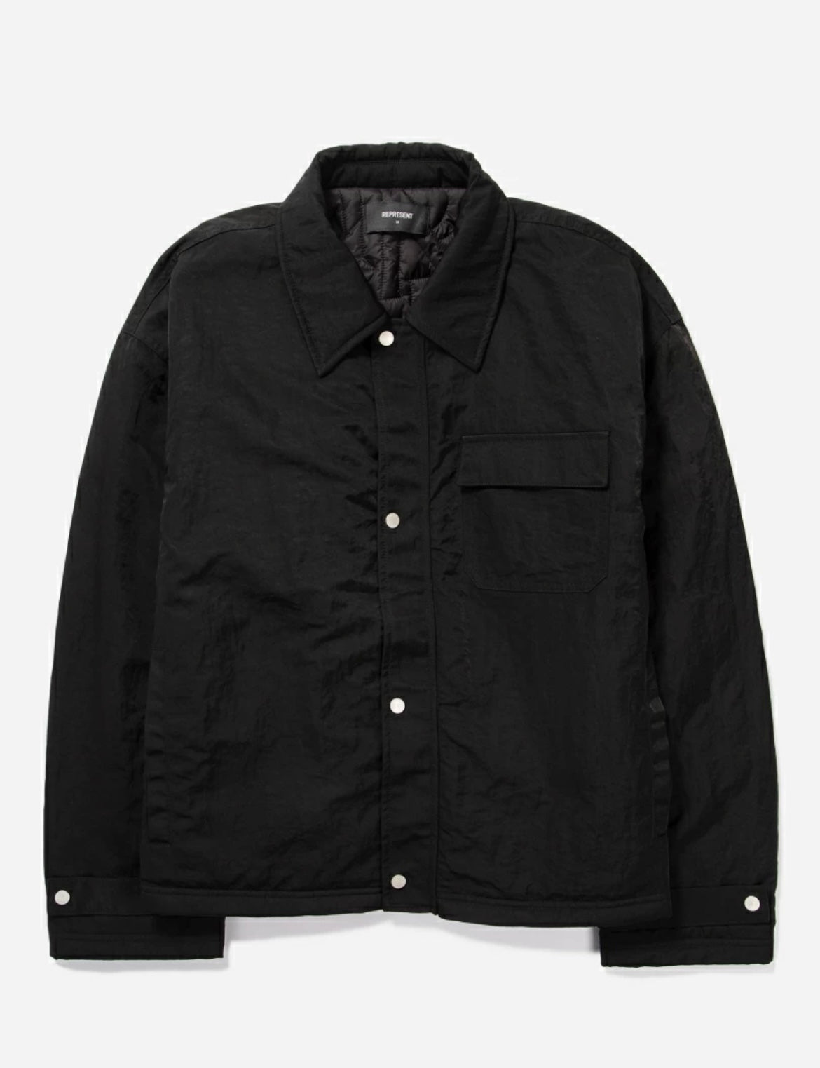Heavy Nylon Smart Jacket - Jet Black