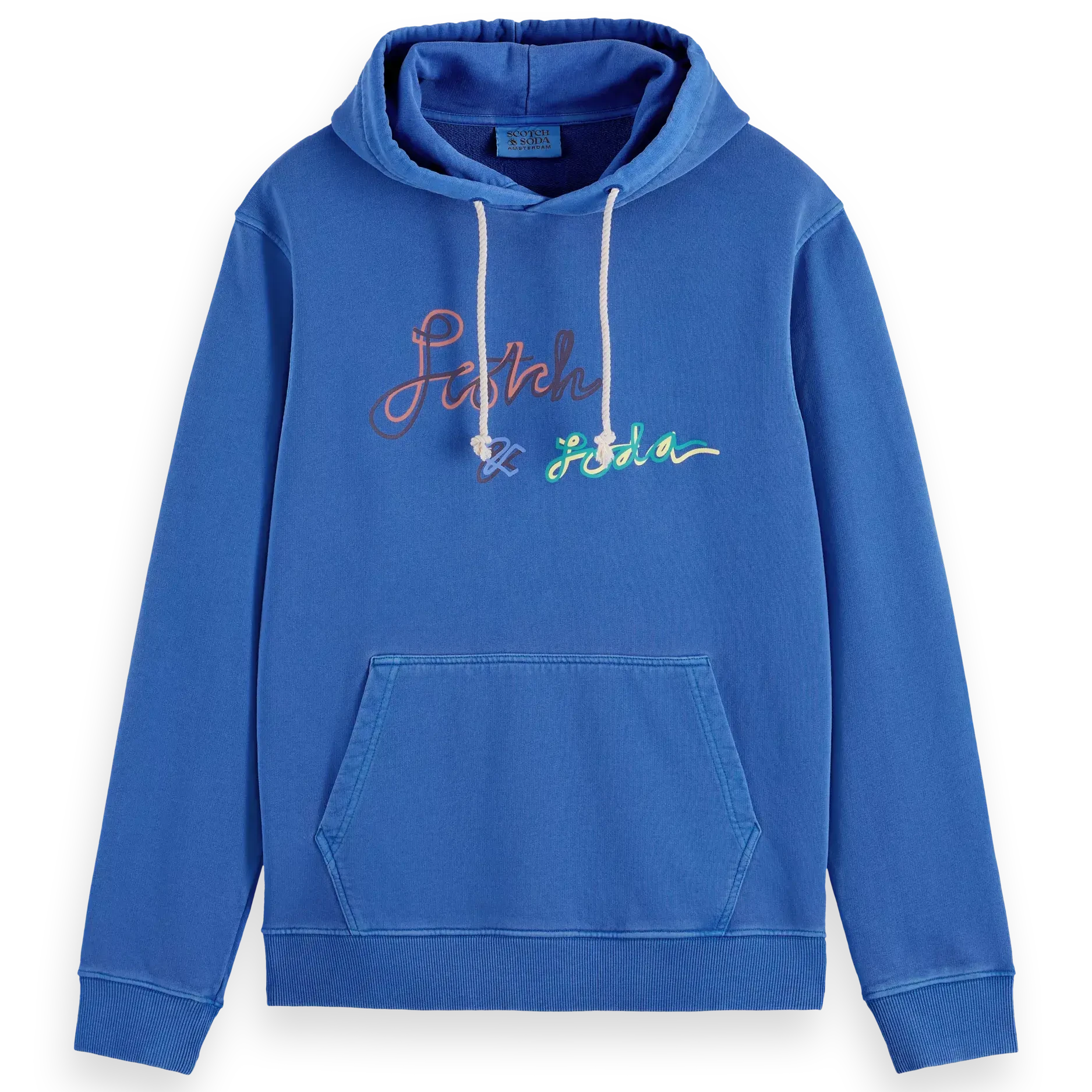 Garment-Dyed Logo Hoodie