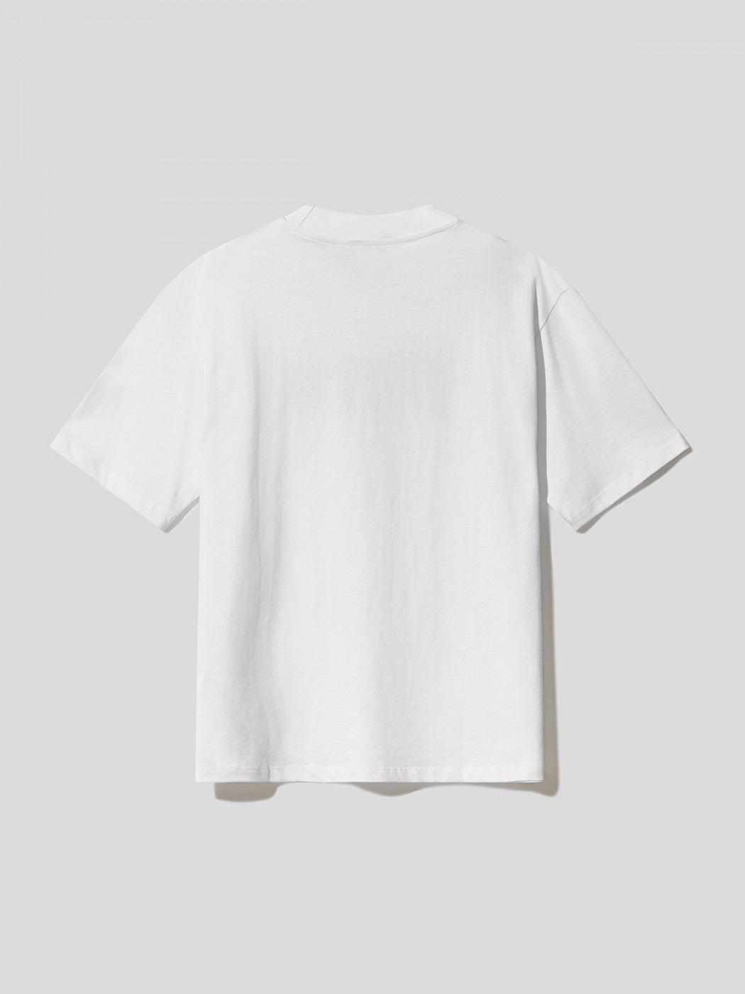 T-Shirt In Jersey Con Stampa Sul Davanti Bianco