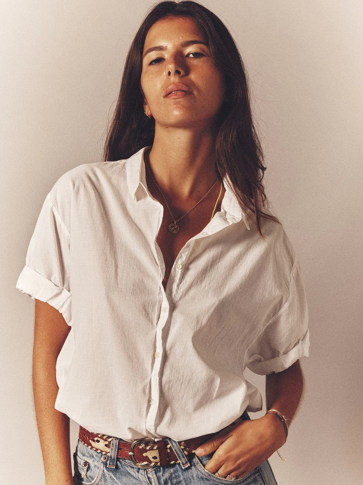 White Channing Shirt