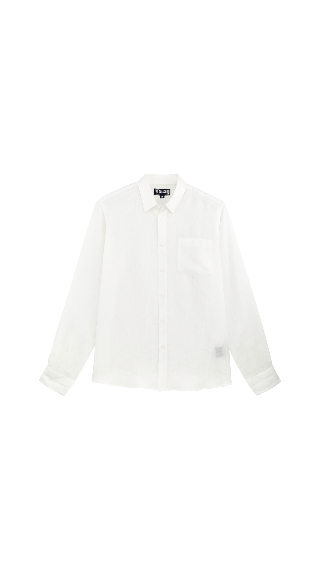 Men linen shirt solid