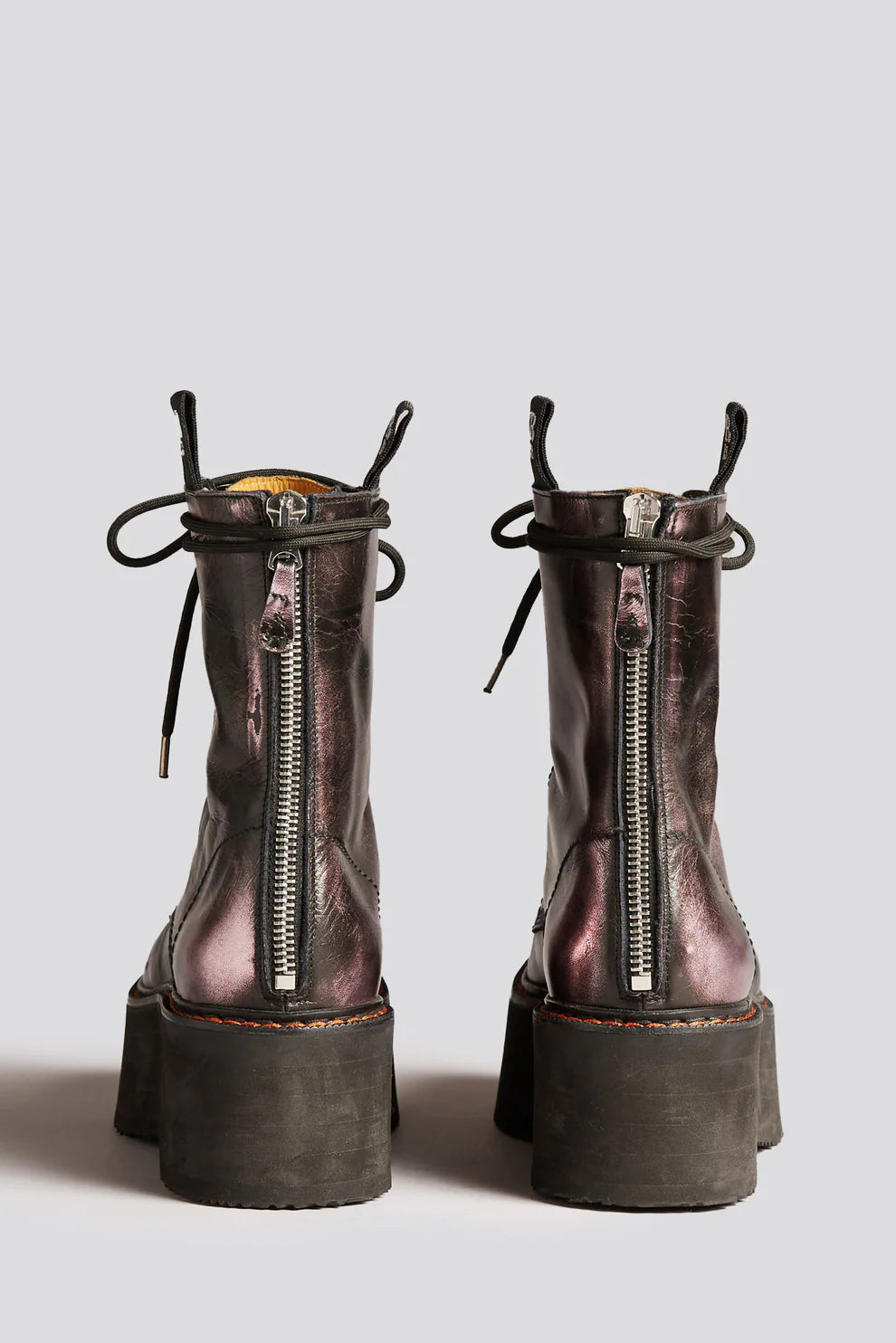 Double Stack Boot - Pink Shine