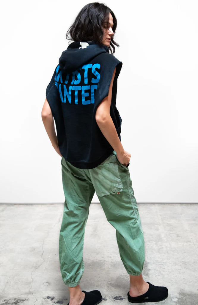 Artistswanted Cutoff Superyumm Biggy Hoodie - Superblack
