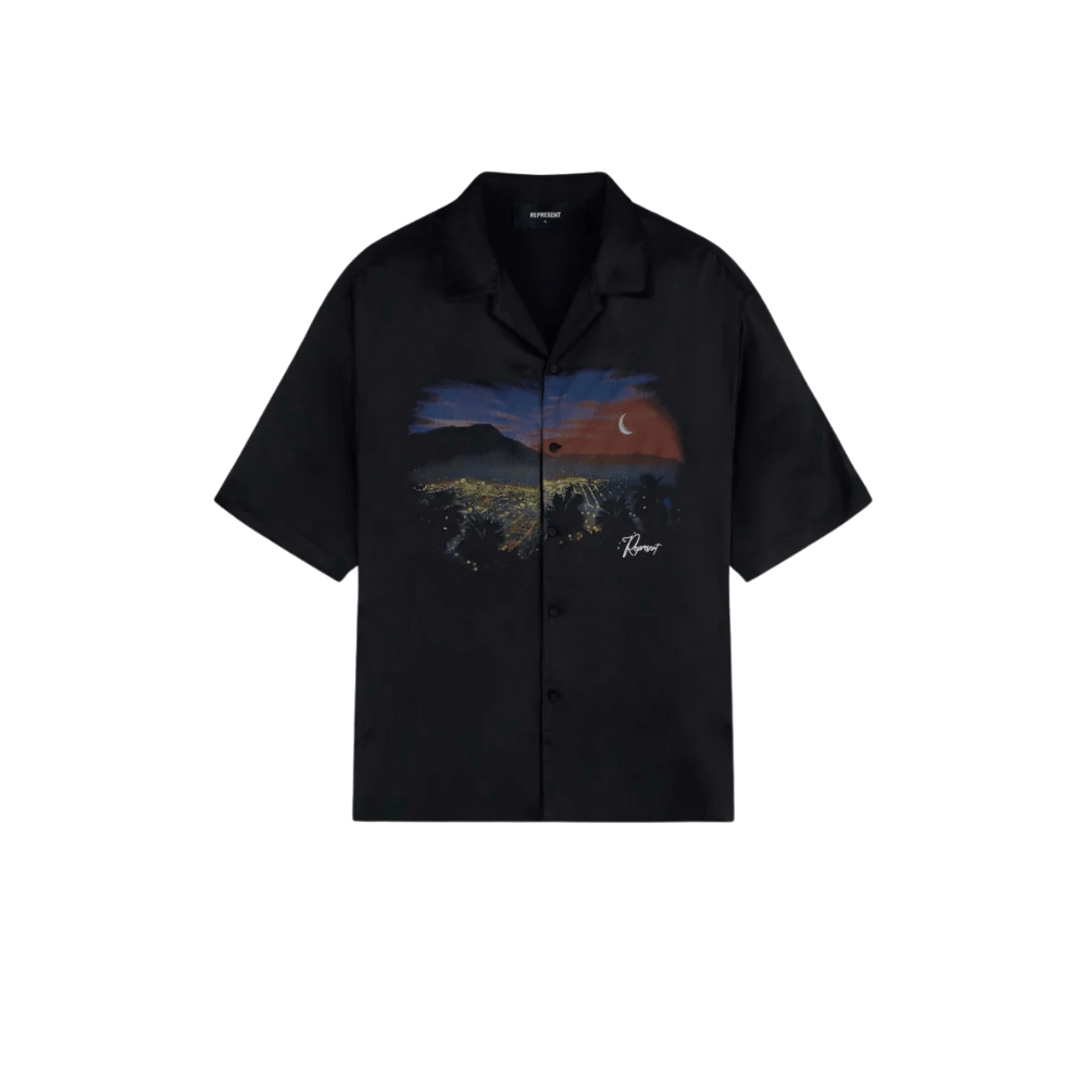 The Hills Viscose Shirt - Black