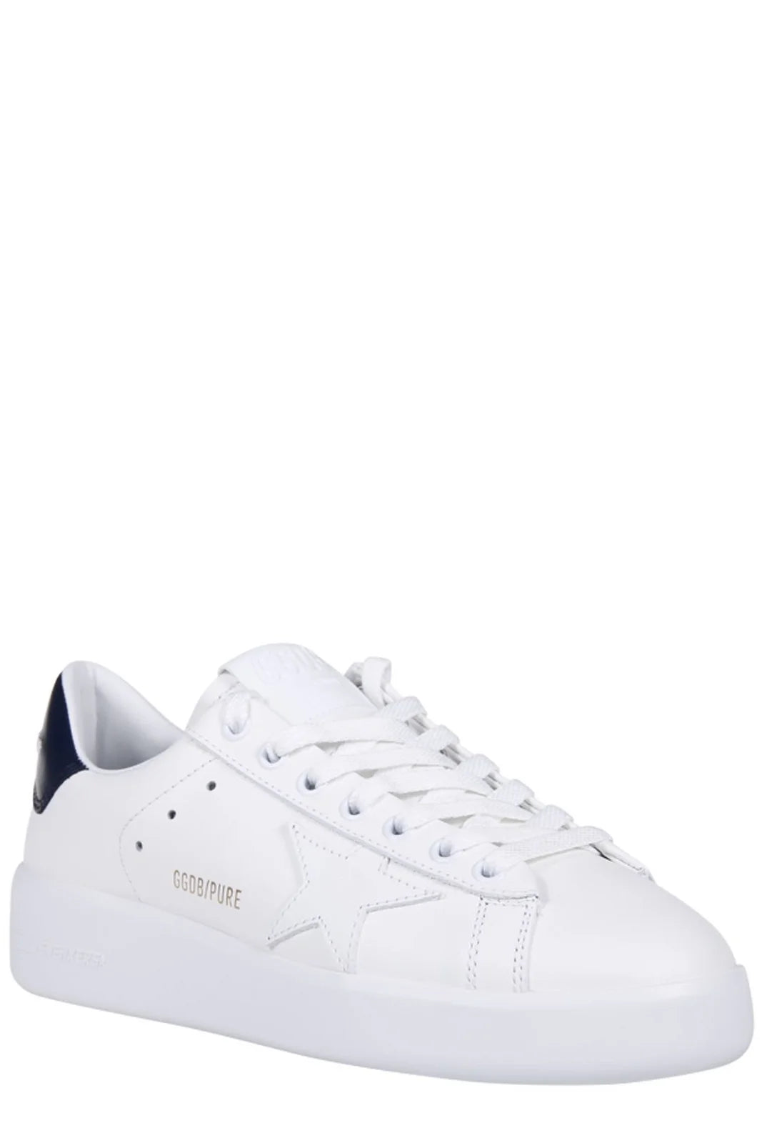 Pure Star White & Navy Sneakers
