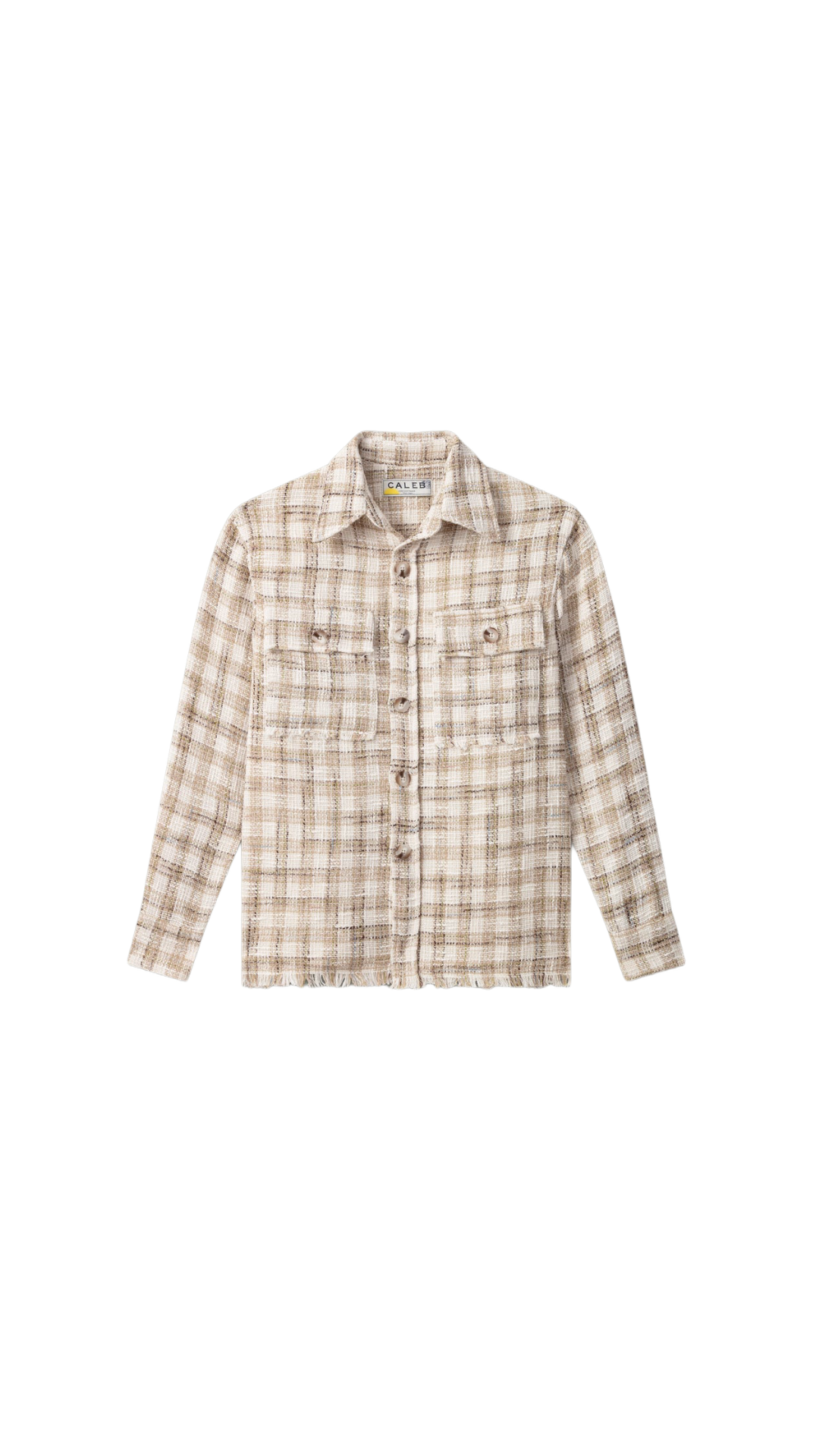 Tweed shirt - beige