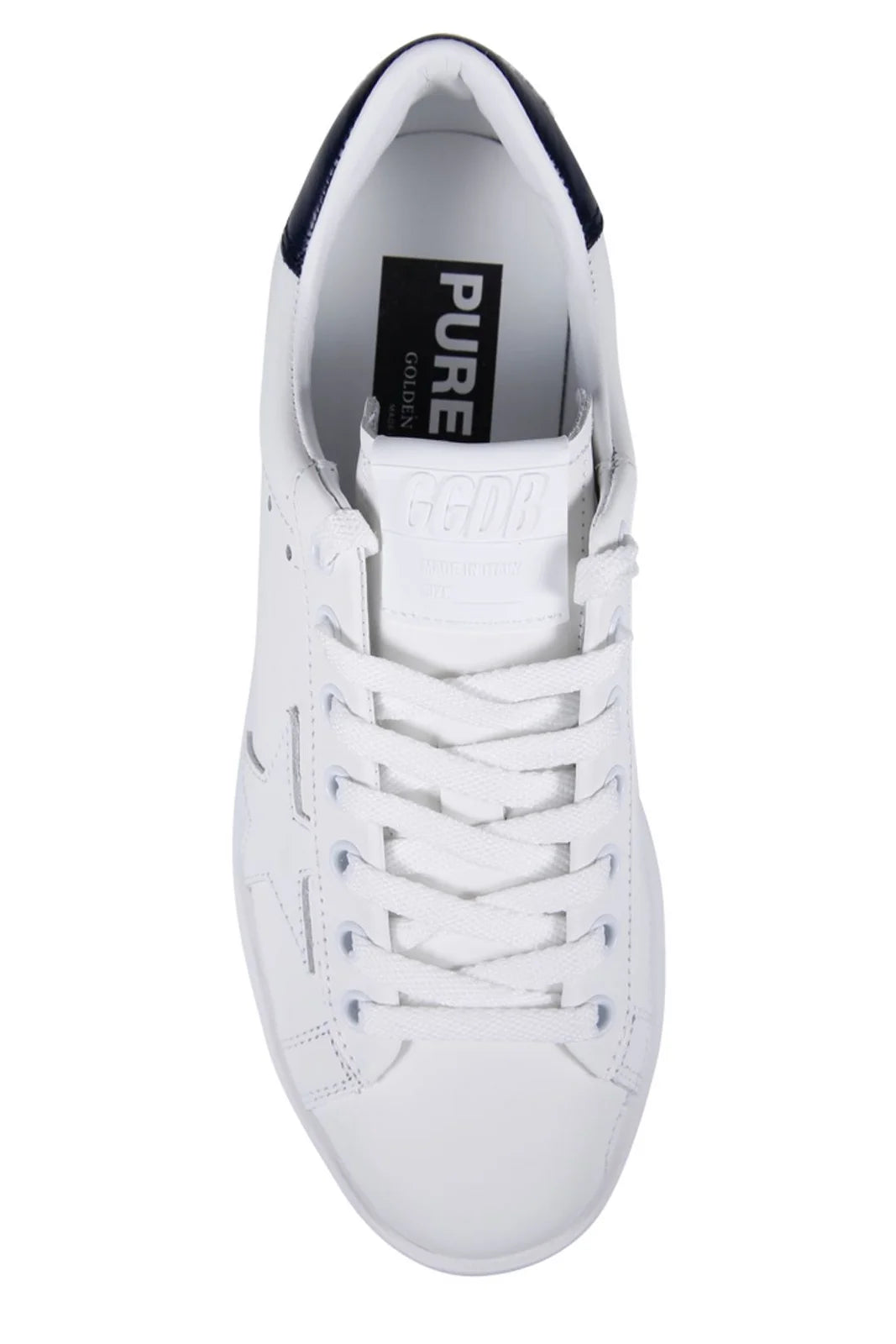 Pure Star White & Navy Sneakers