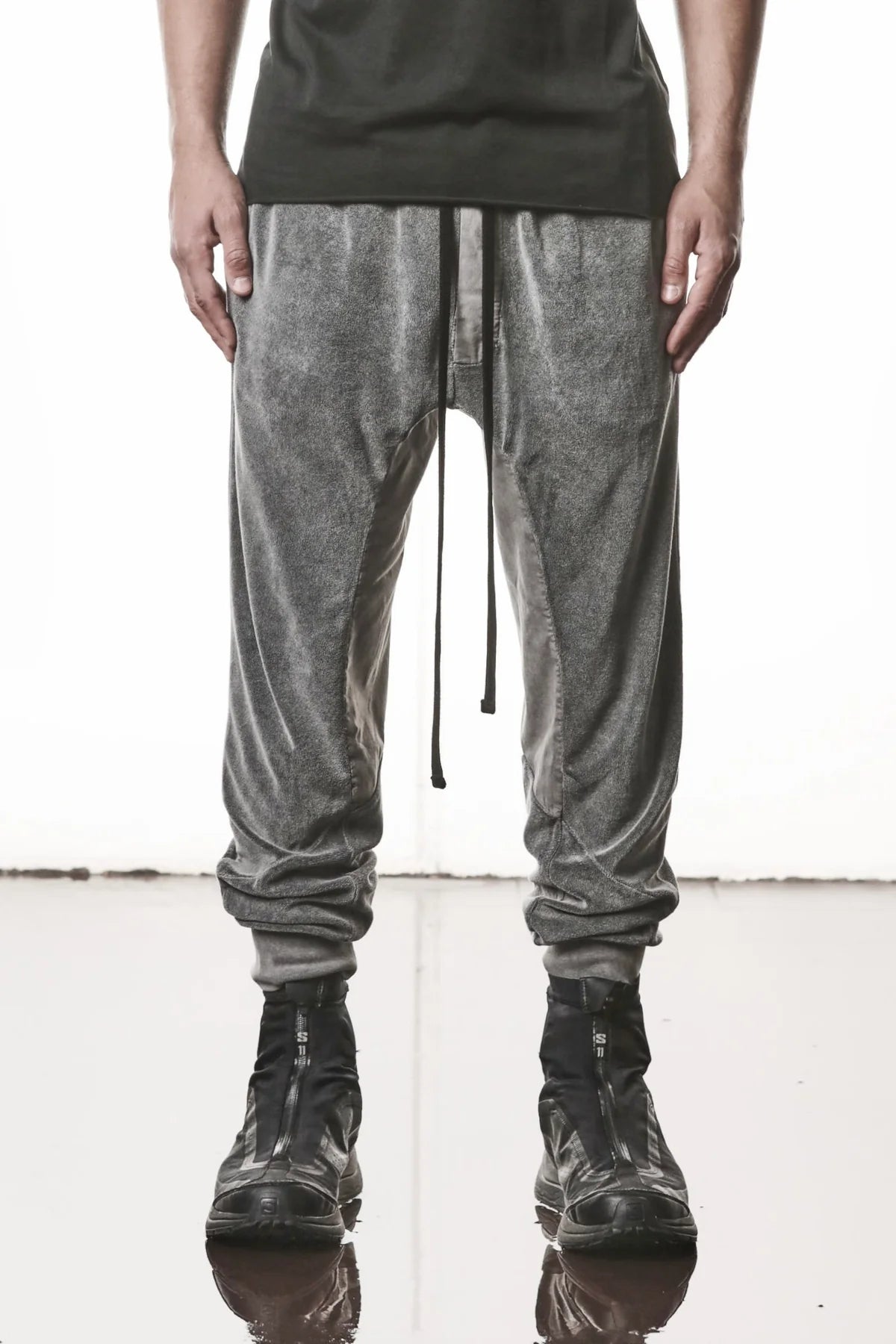PANTS M ST 516 DARK USED GREY