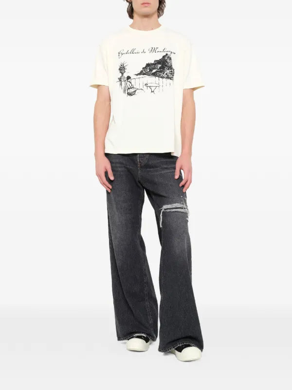 RHUDE
Montenegro Morada graphic-print T-shirt