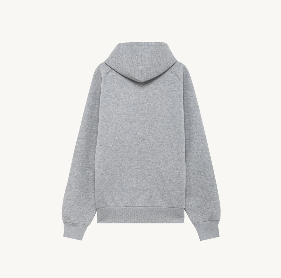 Autry Unisex Hoodie In Gray Mélange Neoprene