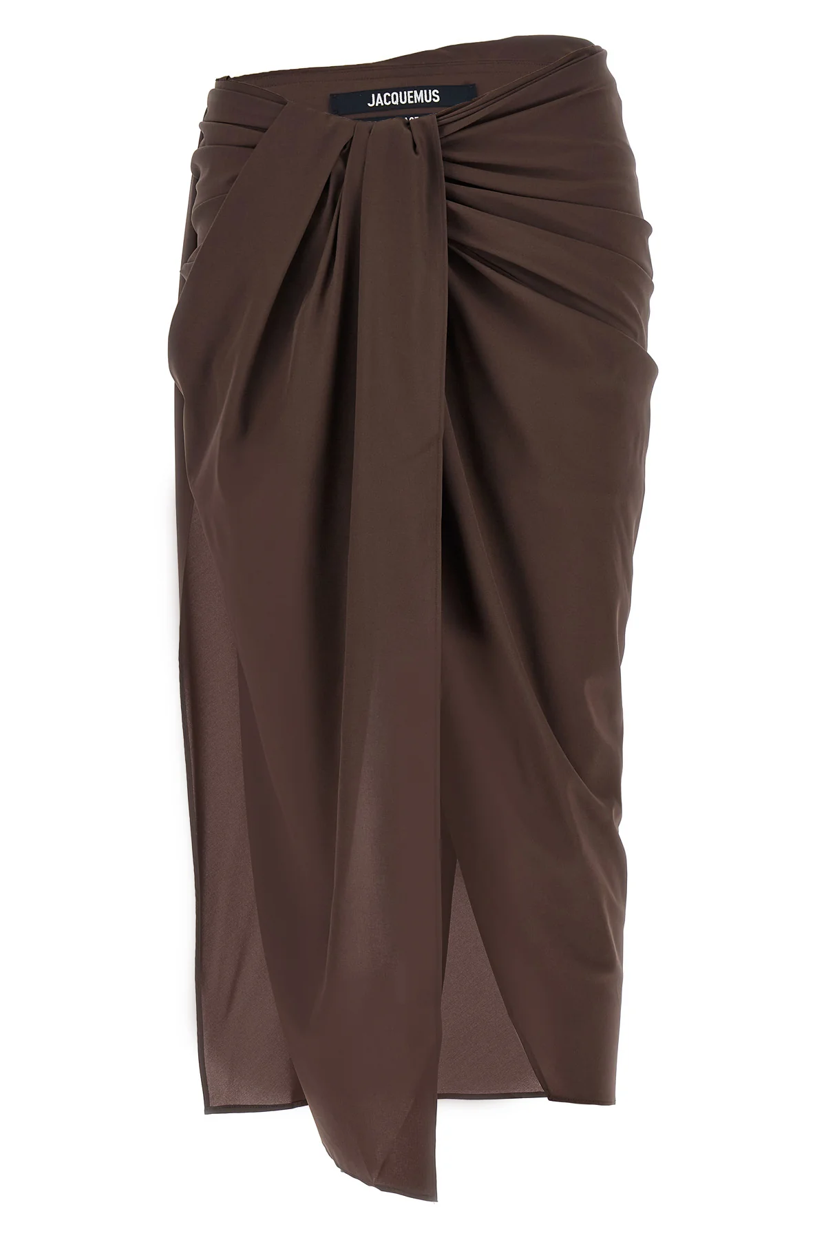 JACQUEMUS Le jupe paréo midi skirt in lightweight