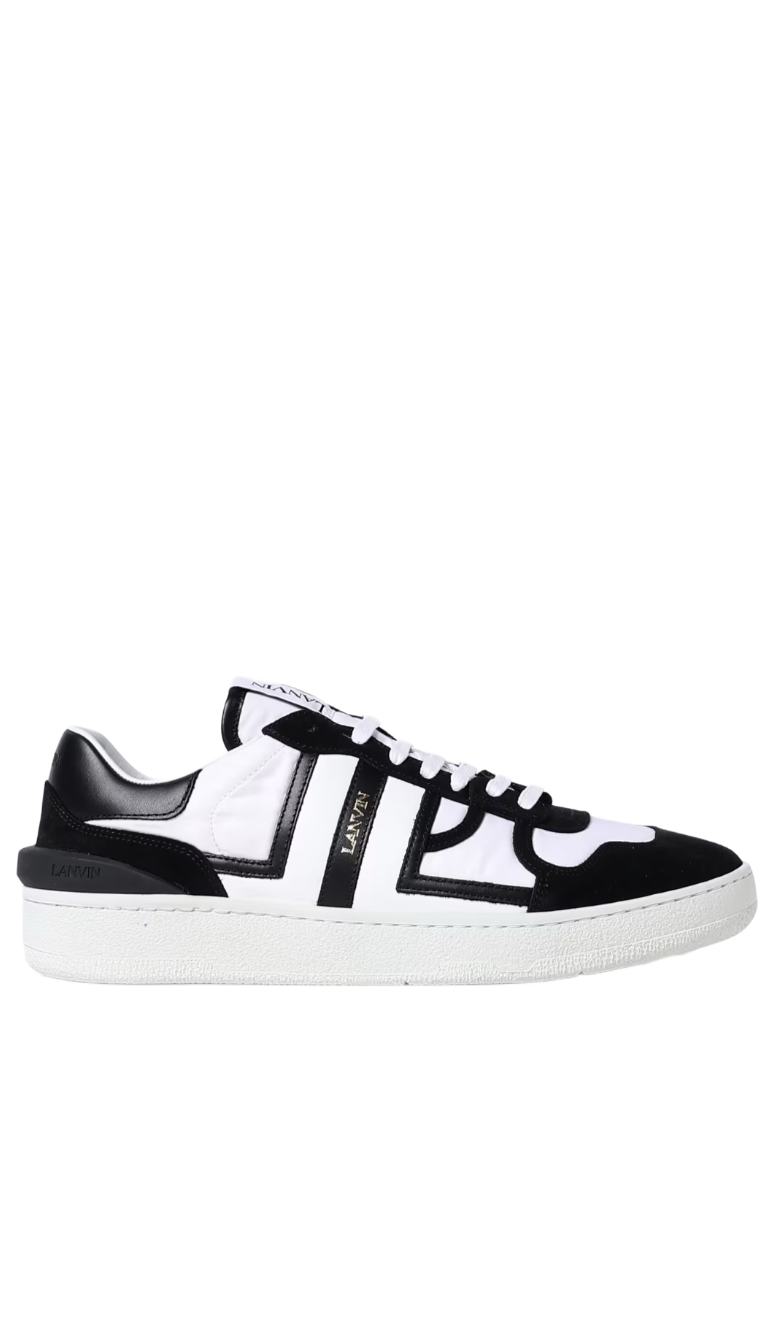 Nylon clay low top sneakers