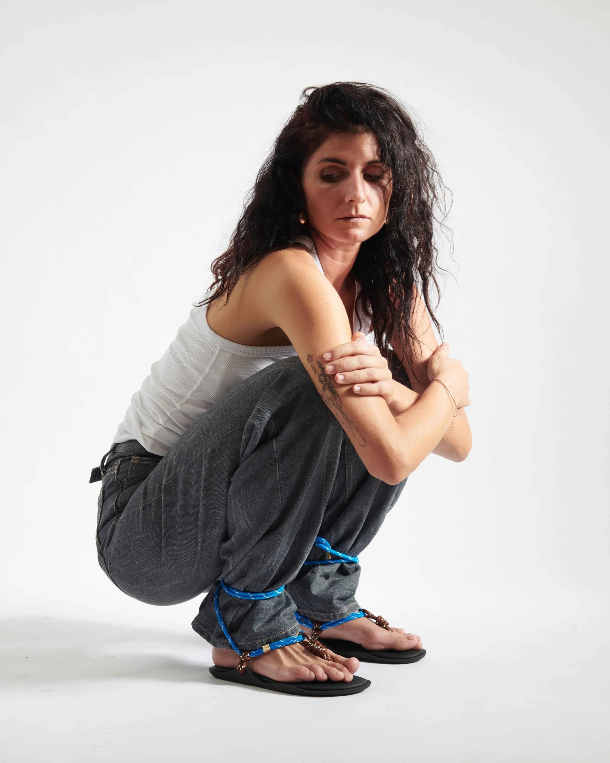 Flo twin - brown/skyblue