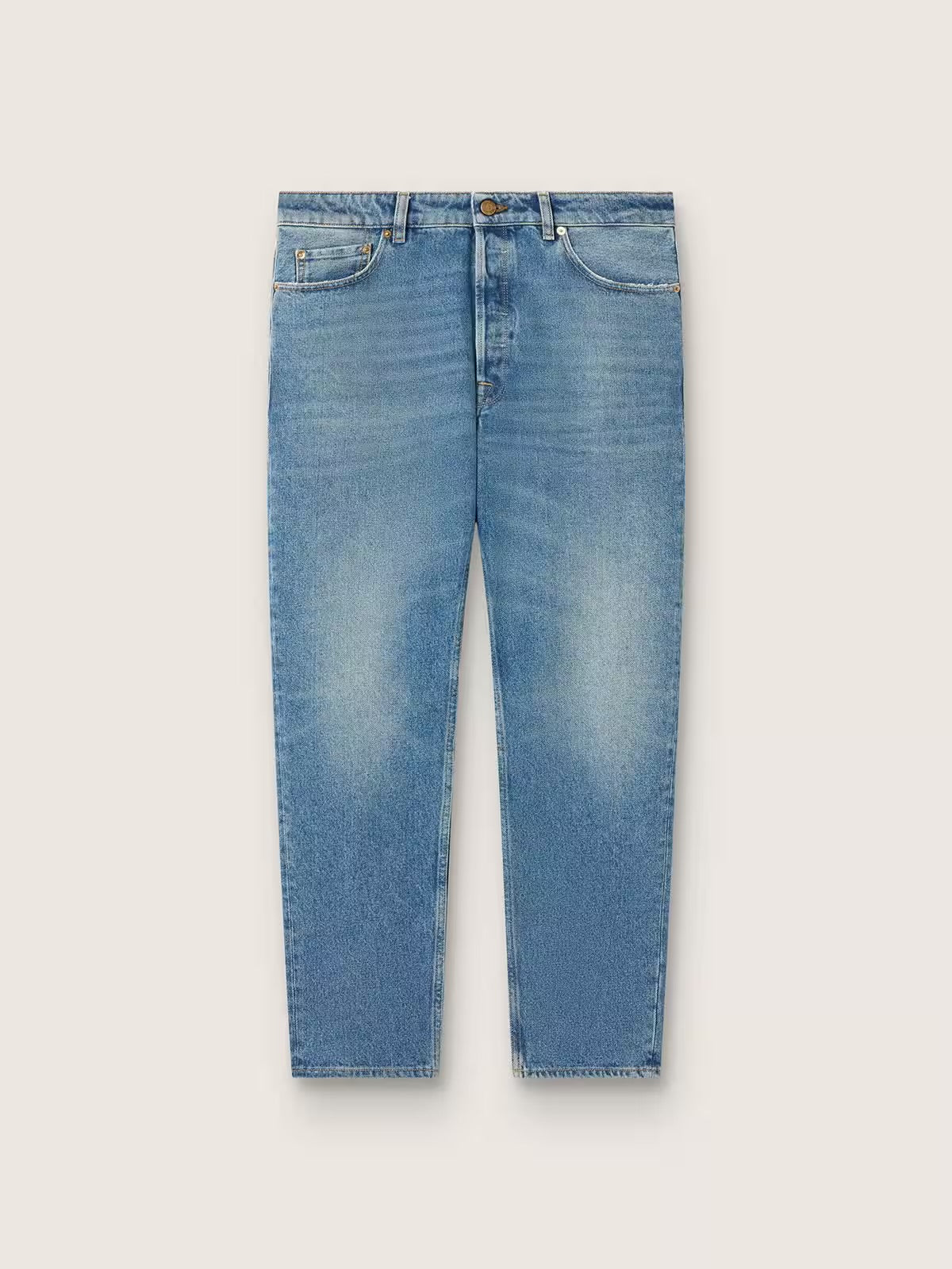 Men's slim fit jeans with medium wash