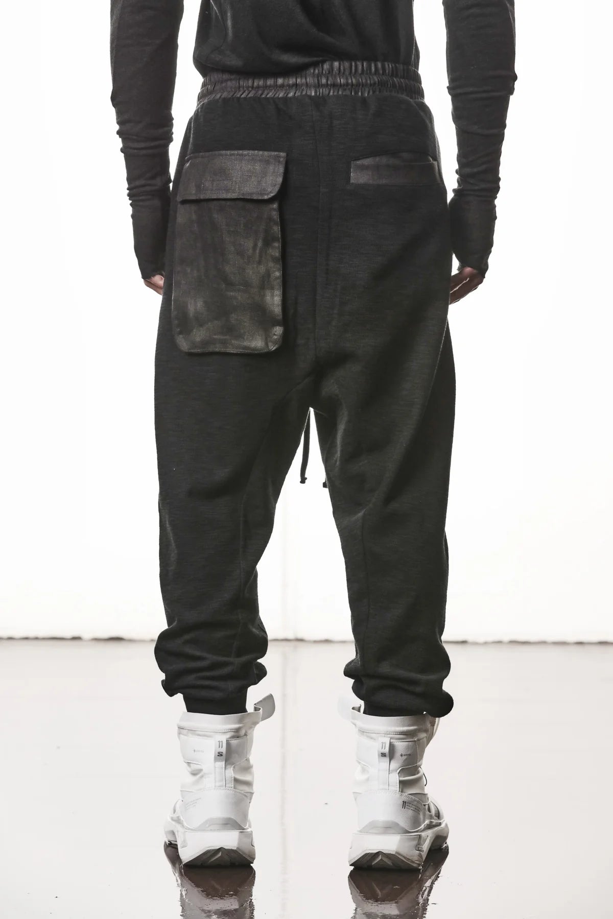 PANTS M ST 523 BLACK