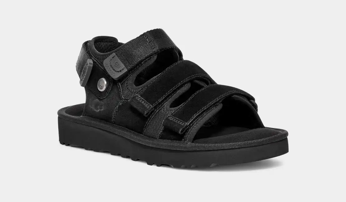 Goldencoast Multistrap Man Sandals - Black
