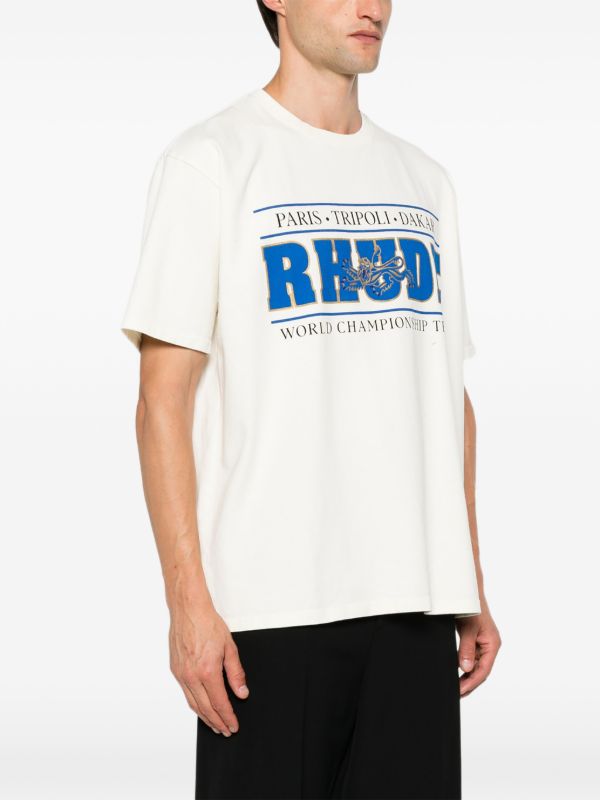 RHUDE
logo-print T-shirt