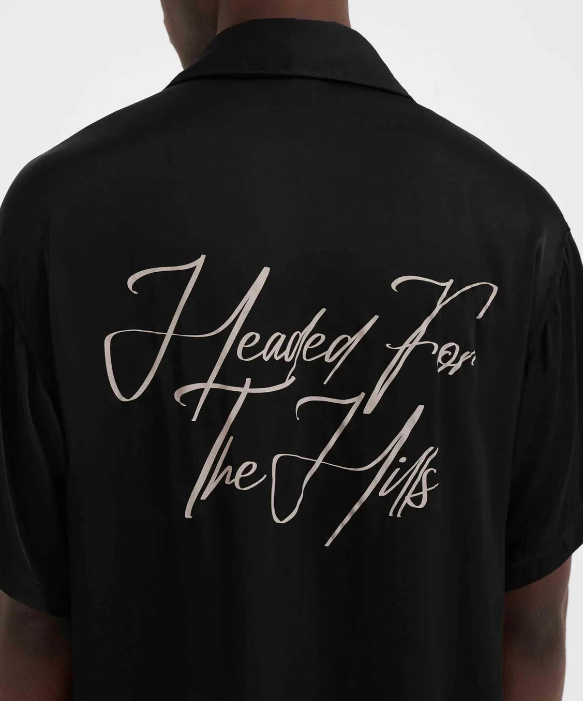 The Hills Viscose Shirt - Black