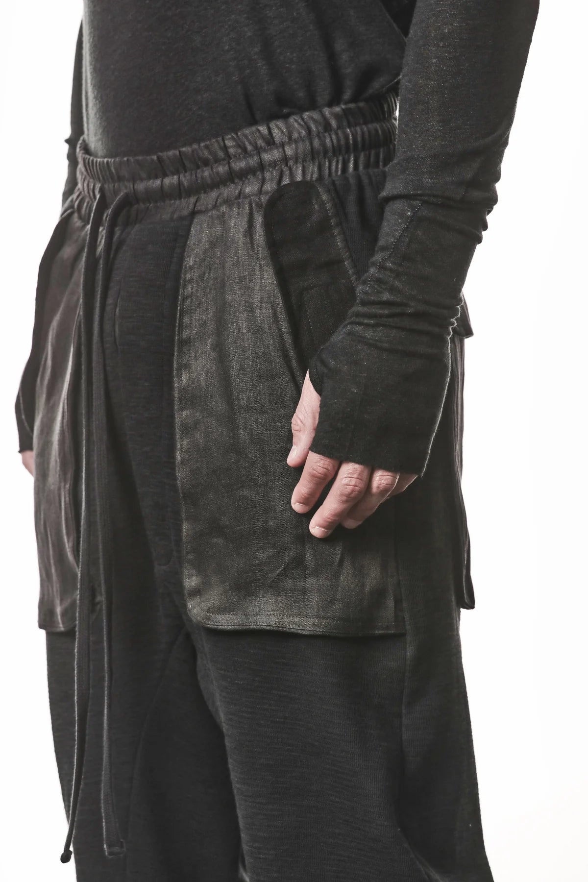 PANTS M ST 523 BLACK