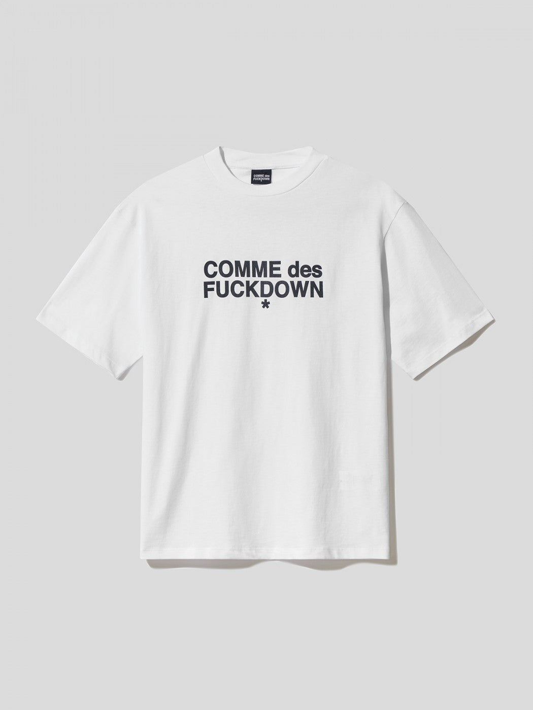 T-Shirt In Jersey Con Stampa Sul Davanti Bianco