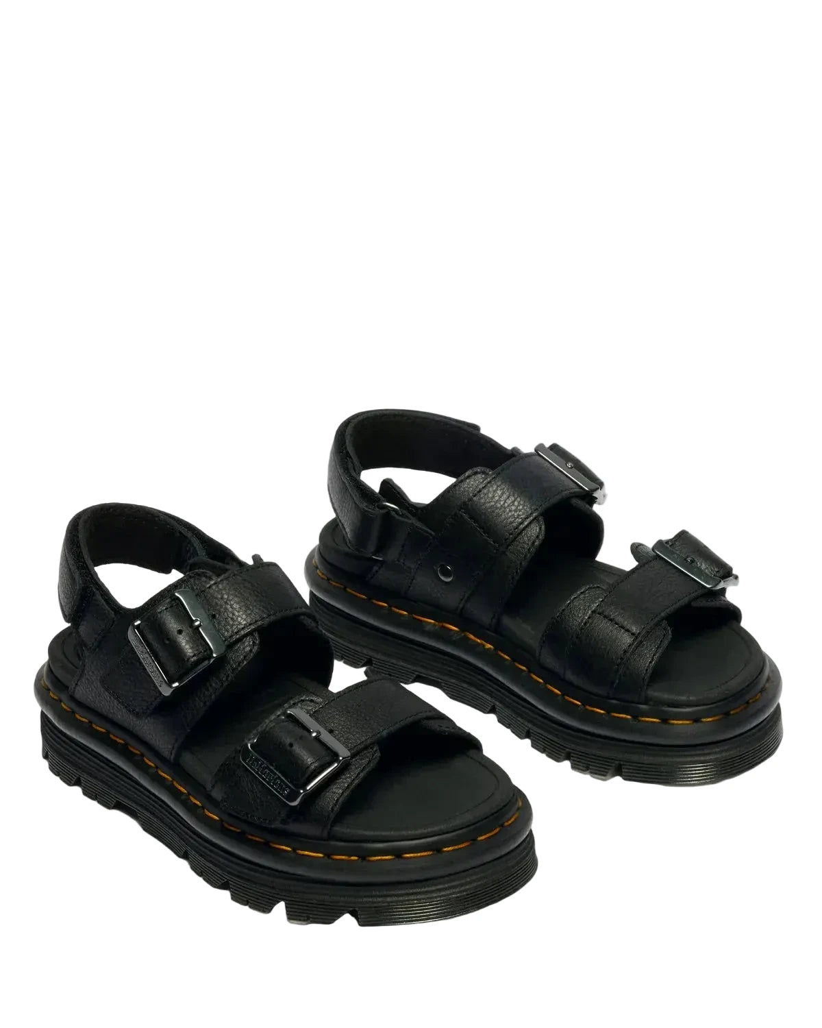 DR. MARTENS ZEBZAG SANDAL BLACK סנדלי ד"ר מרטינס לנשים