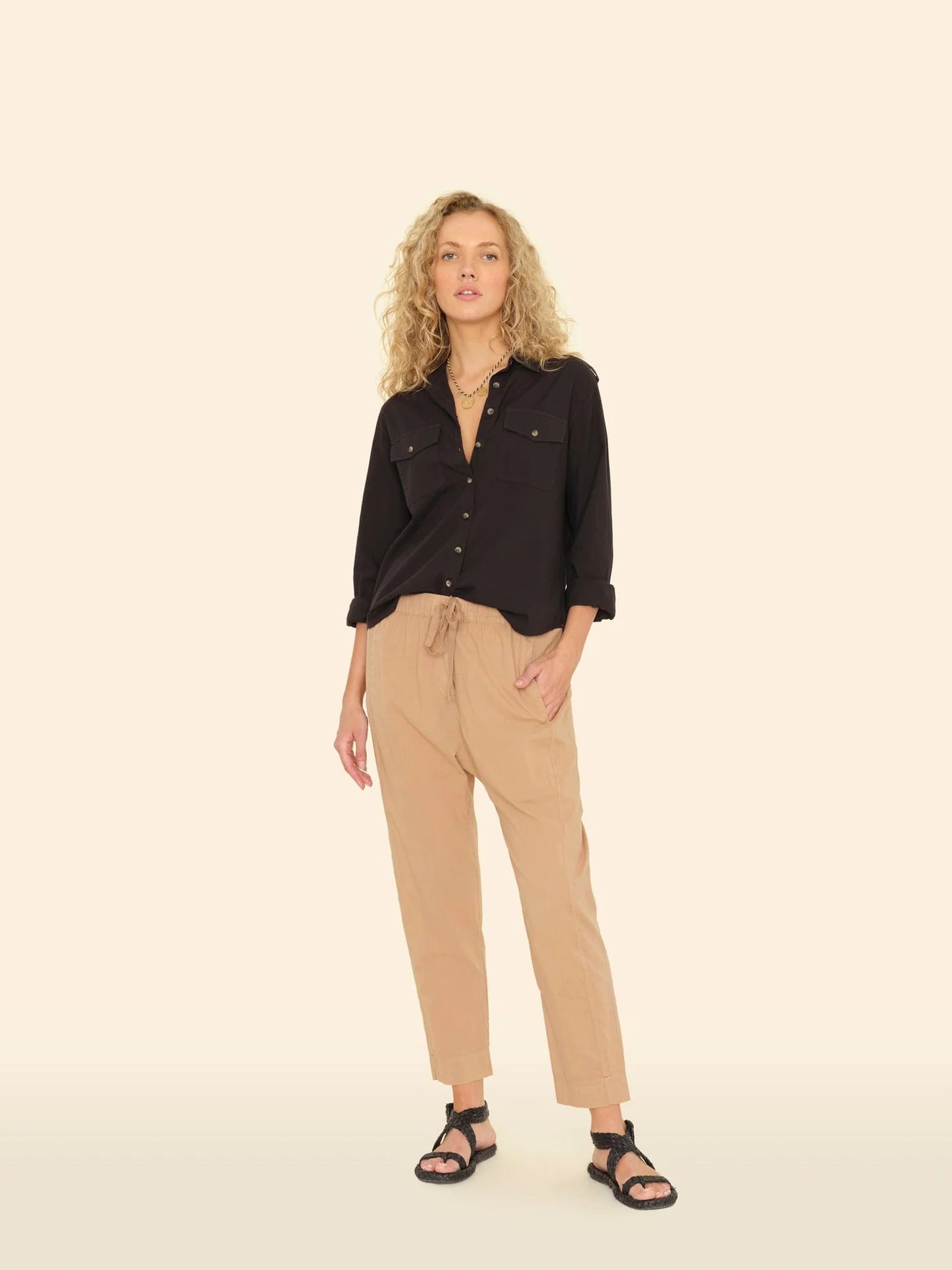 Draper pant - hazelnut
