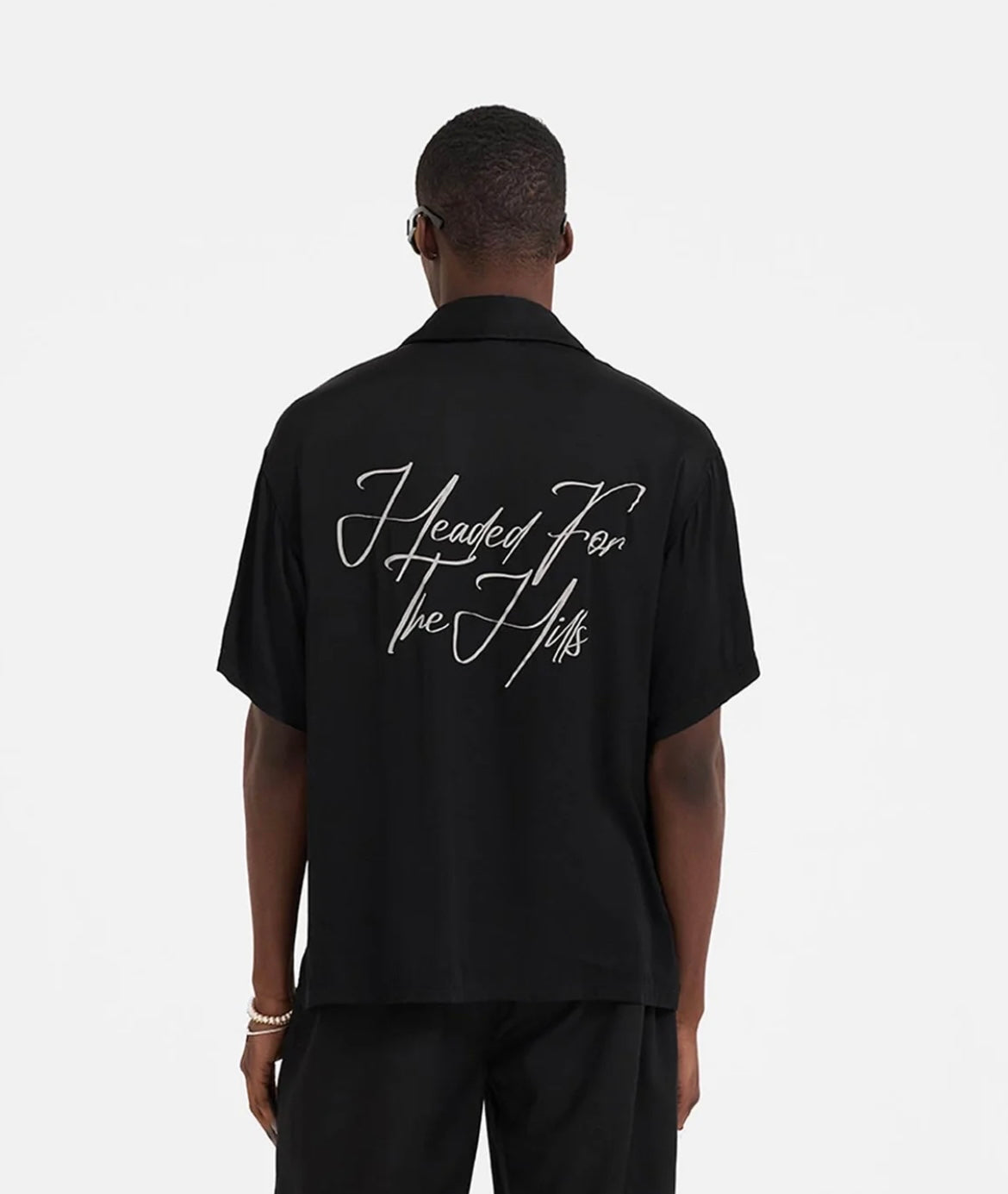 The Hills Viscose Shirt - Black