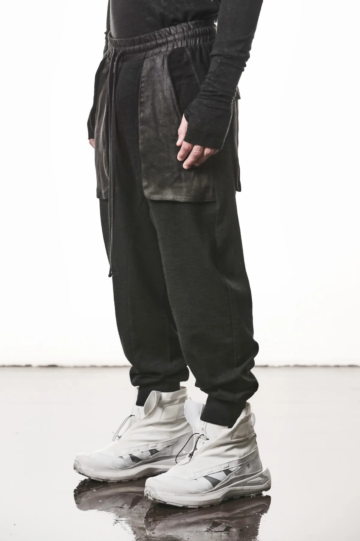 PANTS M ST 523 BLACK