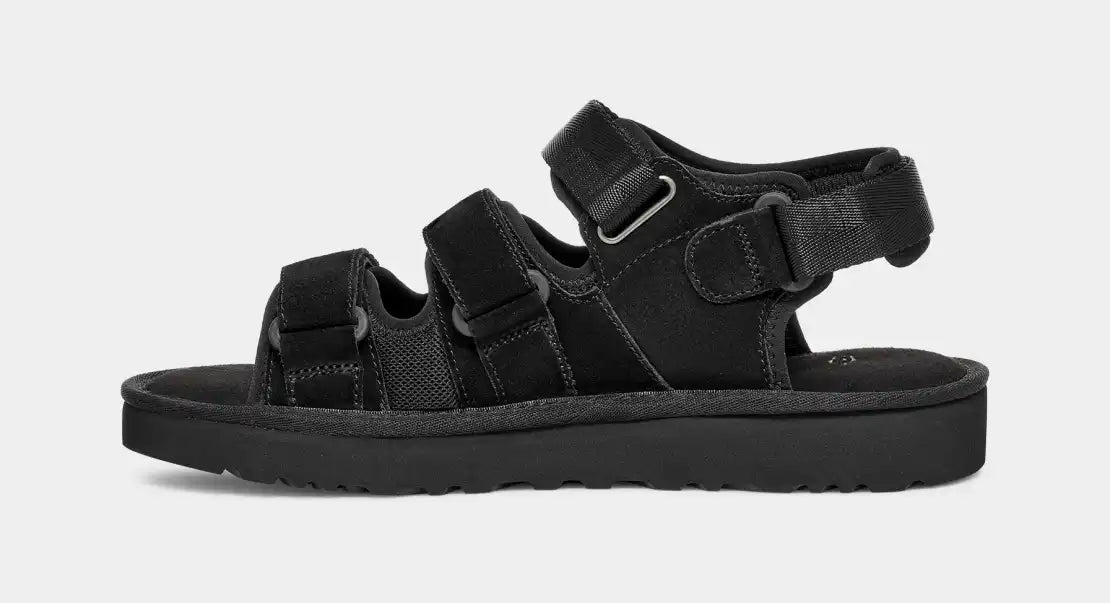 Goldencoast Multistrap Man Sandals - Black