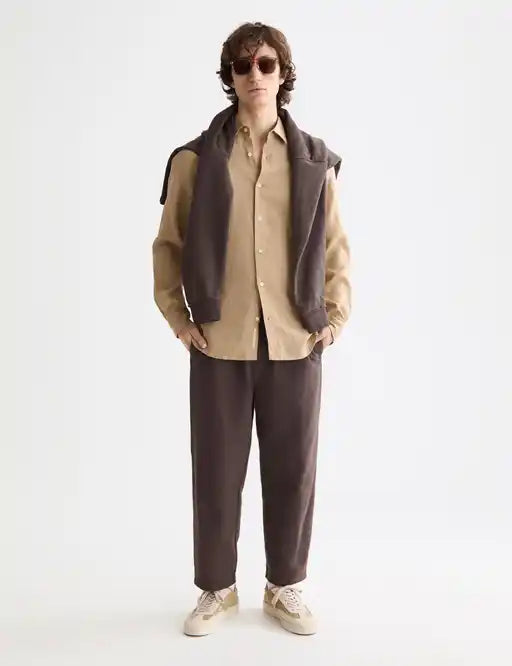 Regular fit linen shirt