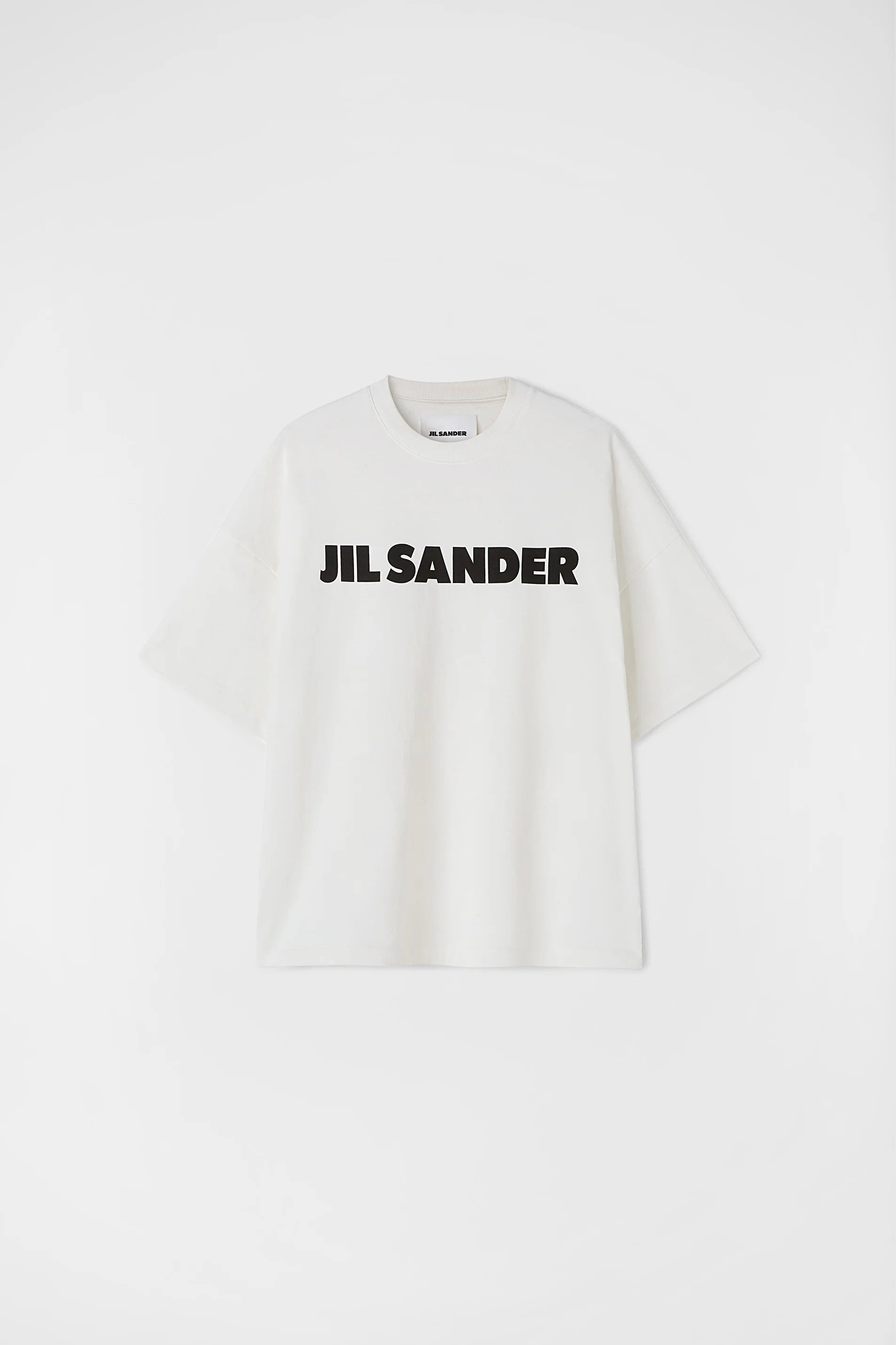 Men’S Oversized Logo Print Tee - White