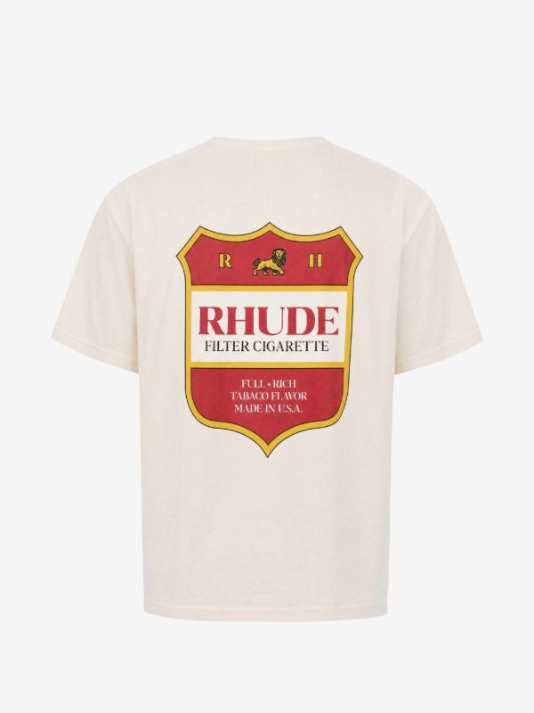 RHUDE
logo-print cotton T-shirt