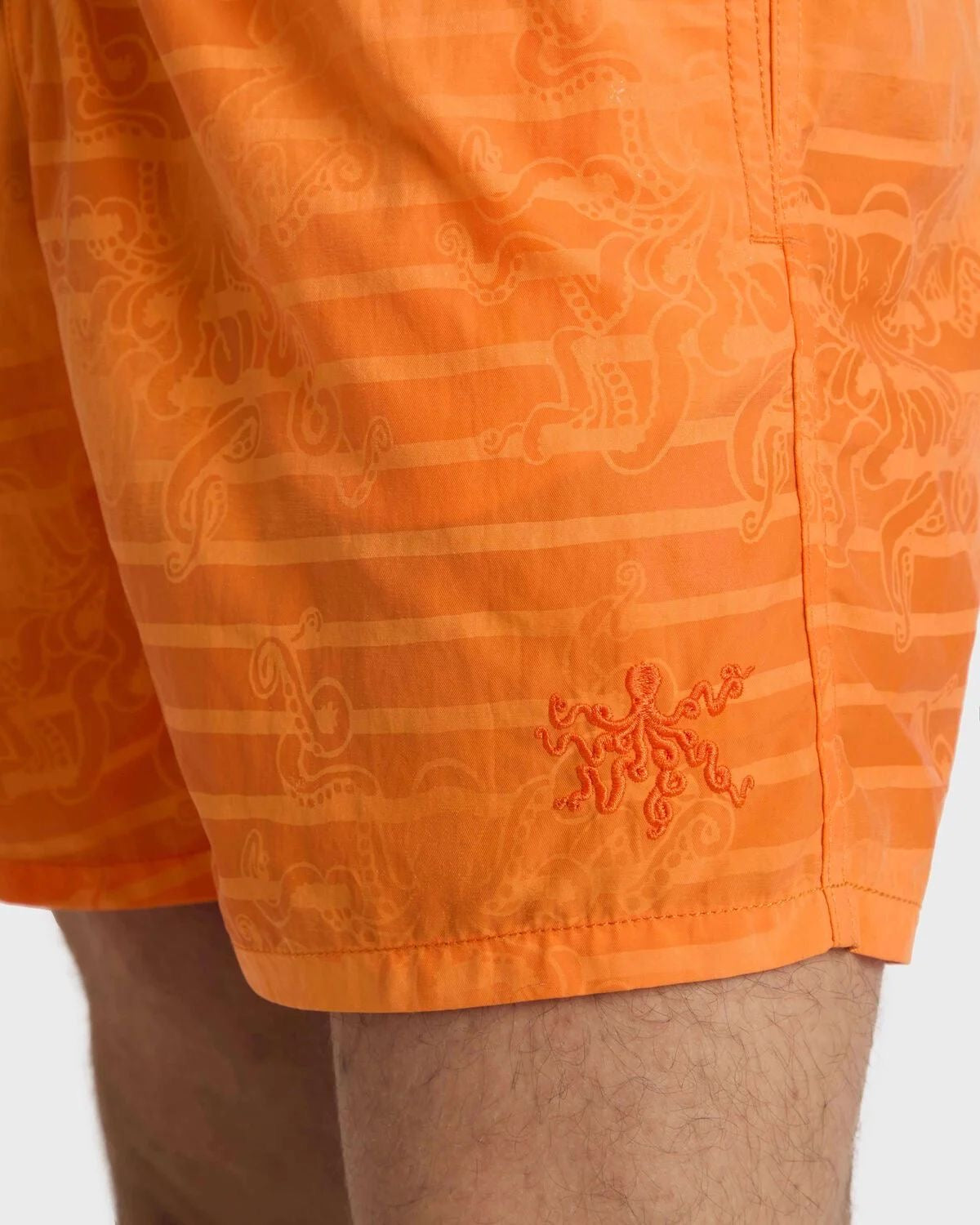 MEN SWIM SHORTS WATER-REACTIVE OCTOPUS IN STRIPES