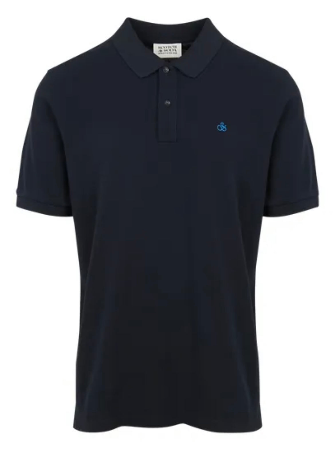 Polo Tee - Navy Blue