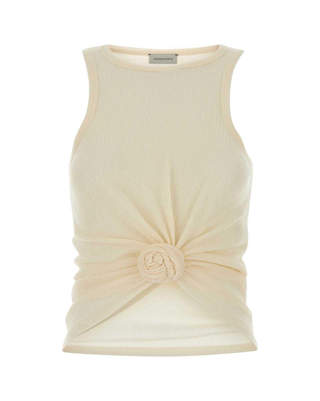 Magda Butrym
crepe knotted tank top