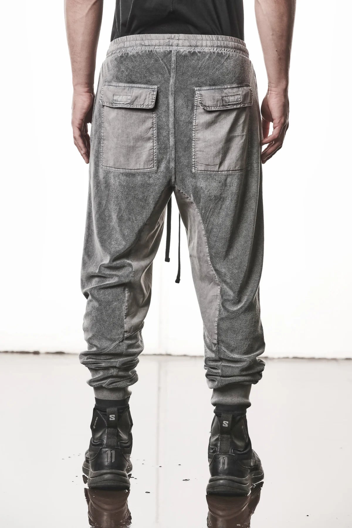 PANTS M ST 516 DARK USED GREY