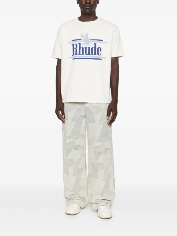 RHUDE
crew neck T-shirts