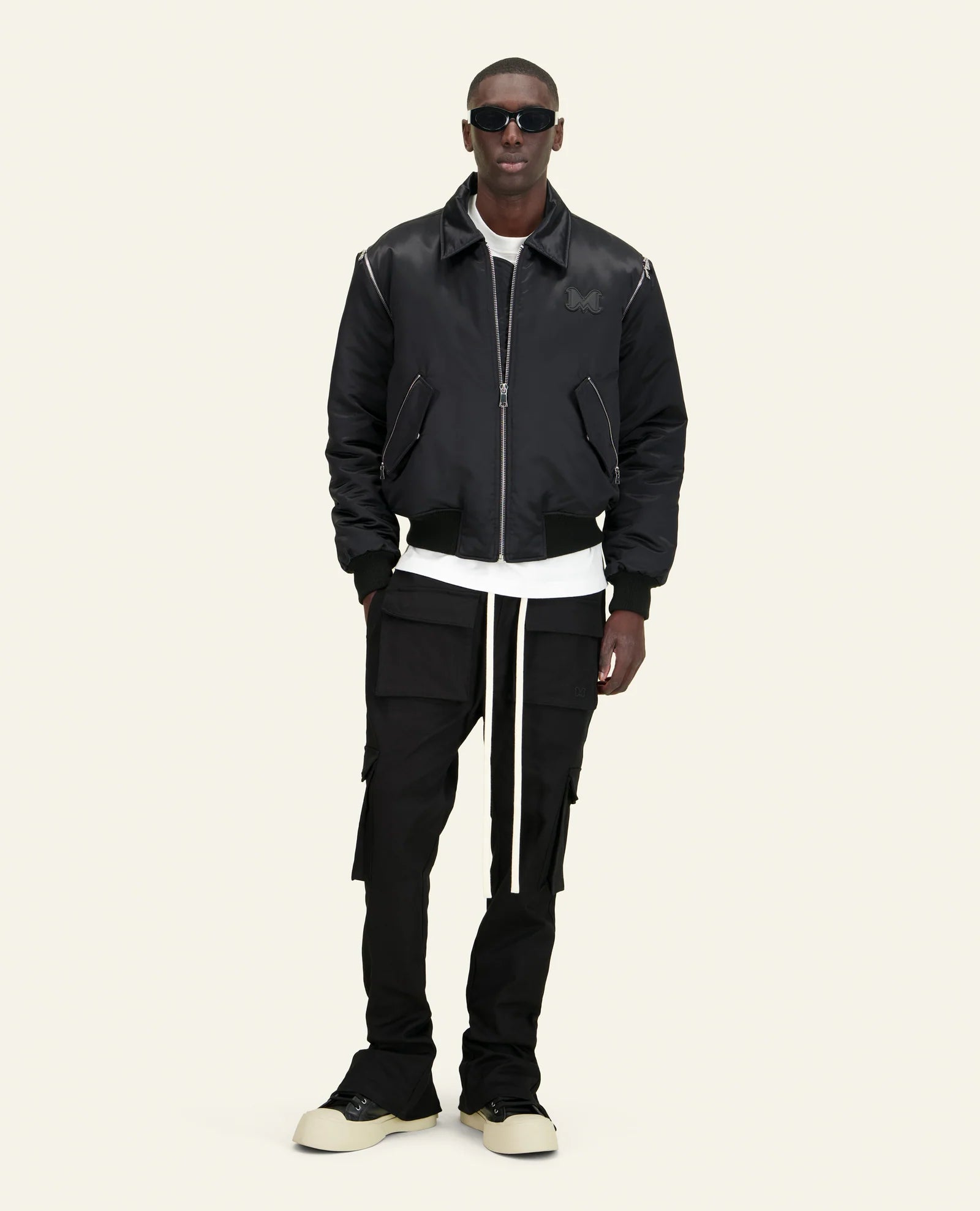 Cargo front pocket-Bleck
