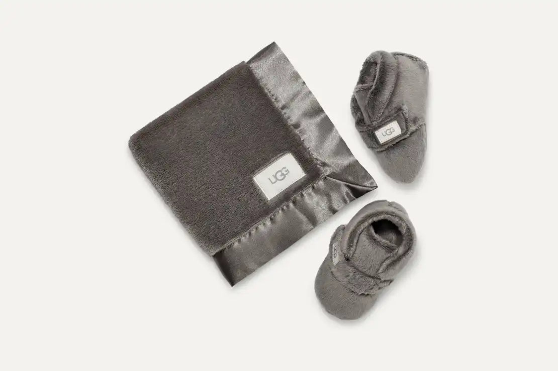 Bixbee Bootie And Lovely Blanket - Grey