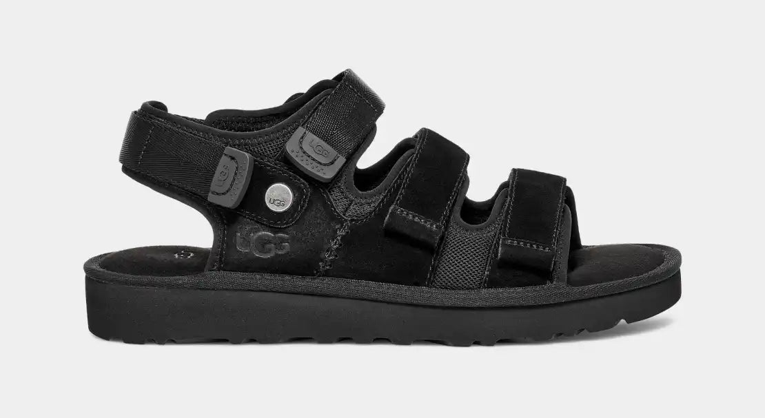 Goldencoast Multistrap Man Sandals - Black